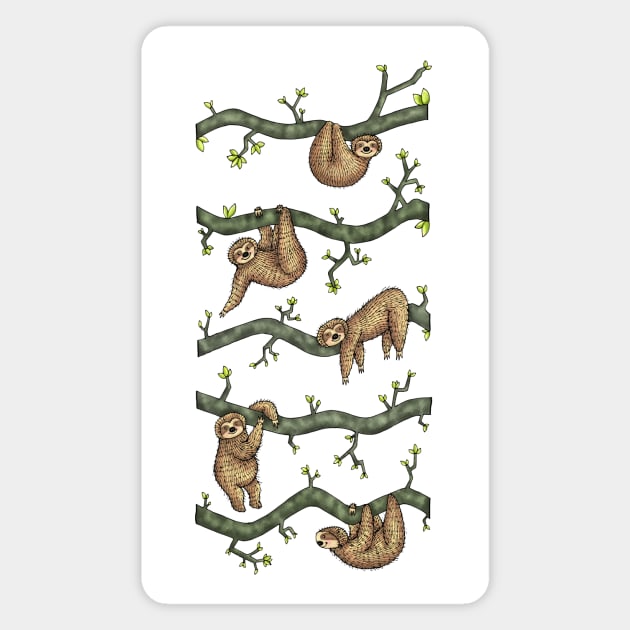 Sloths Magnet by hxrtsy